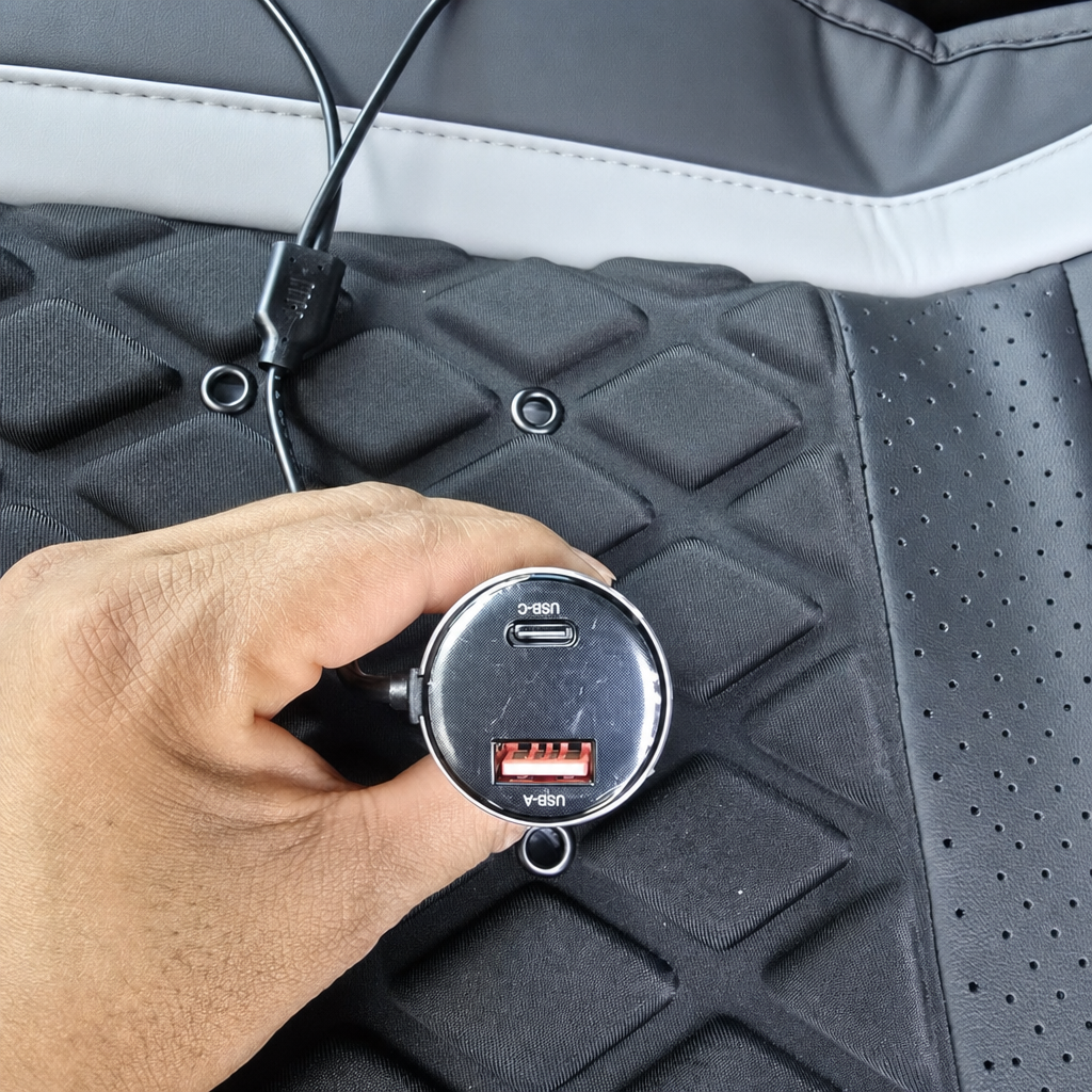 Coolhaul 12V adapter with USB-A and USB-C ports