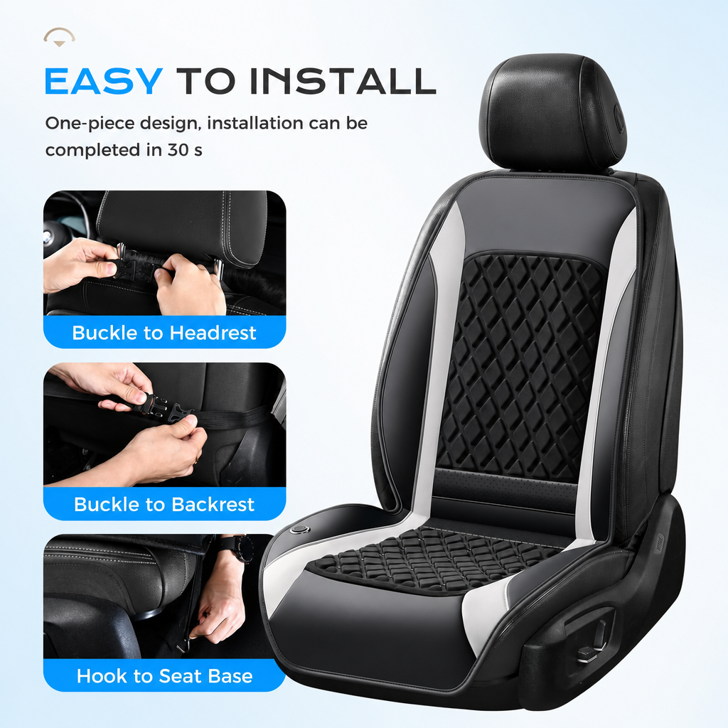 How to install the Coolhaul cooling cushion in 2 minutes