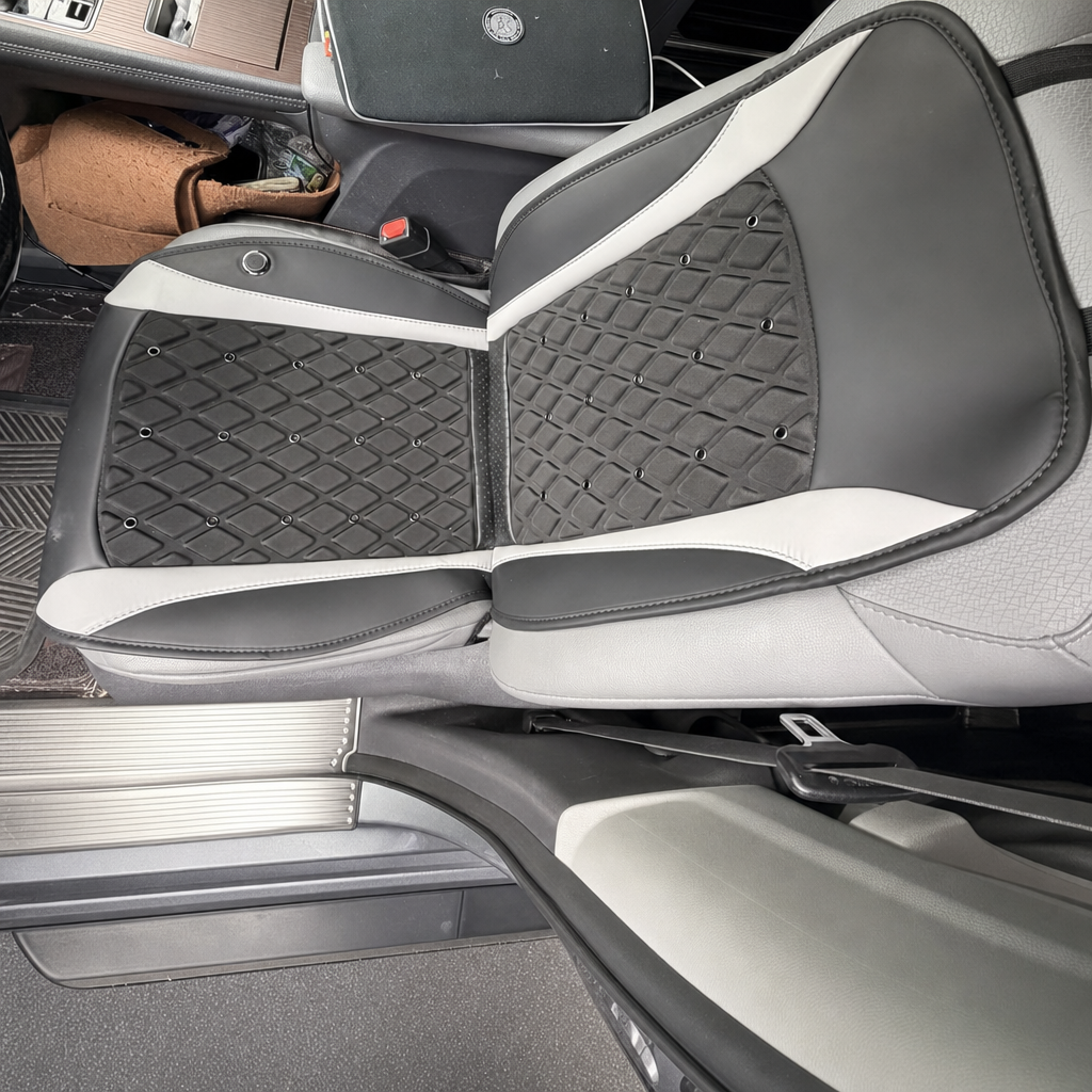 Coolhaul cooling cushion installed in SUV